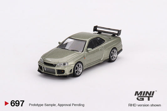 1/64 MiniGT Nissan Skyline GT-R (R34) Tommykaira R-z Millenium Jade (MGT00697)