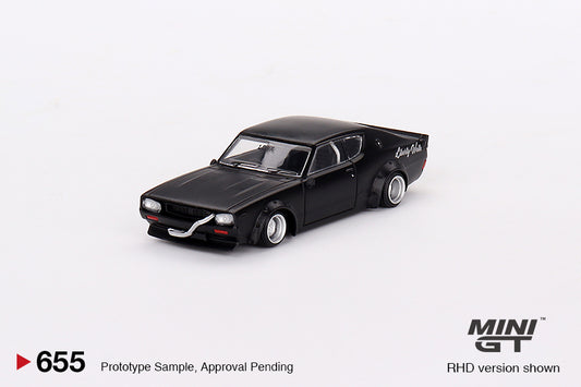 1/64 MiniGT Nissan Skyline Kenmeri Liberty Walk Matt Black (MGT00655) (LB Blister Edition)