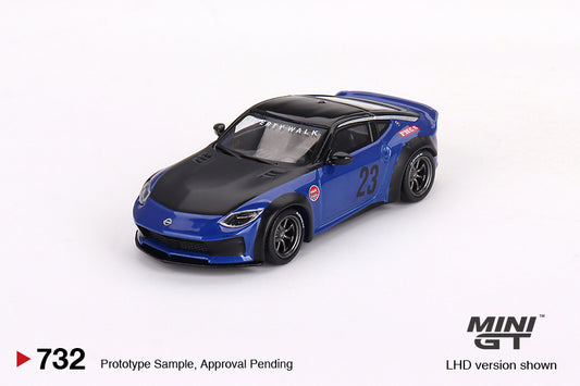 1/64 MiniGT Nissan Z Pandem Seiran Blue (MGT00732) (Blister Pack)