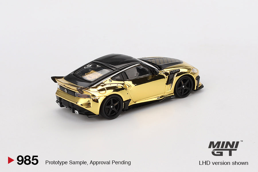 1/64 MiniGT Nissan Z VeilSide FFZ400 (Gold Chrome) (MGT00985) (Blister)