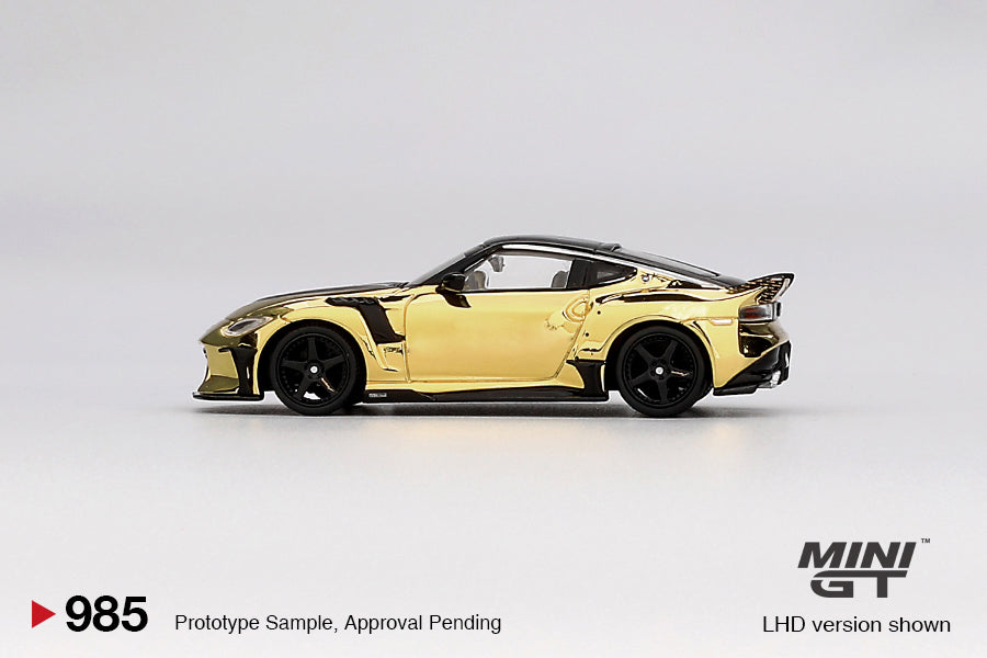 1/64 MiniGT Nissan Z VeilSide FFZ400 (Gold Chrome) (MGT00985) (Blister)