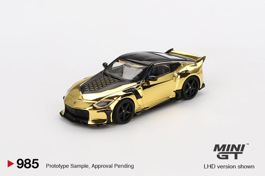 1/64 MiniGT Nissan Z VeilSide FFZ400 (Gold Chrome) (MGT00985) (Blister)