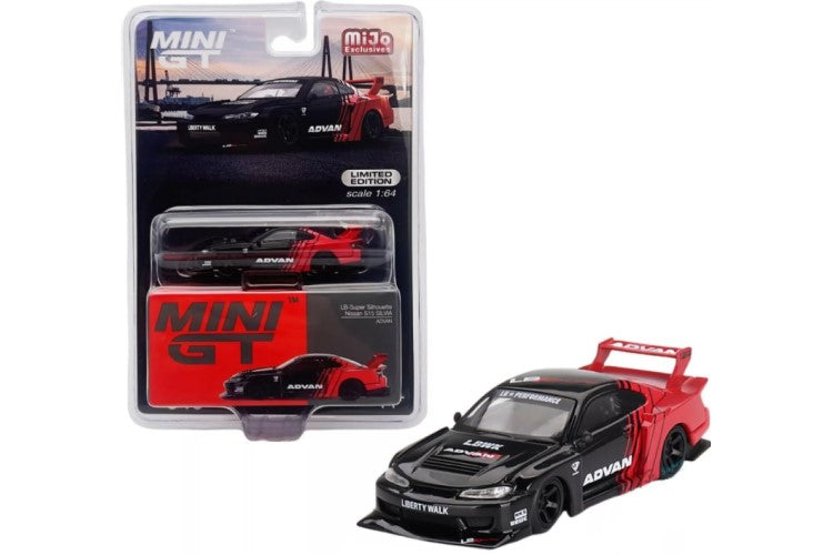 1/64 MiniGT LB Super Silhouette Nissan S15 Silvia Advan (Blister) (Mij ...