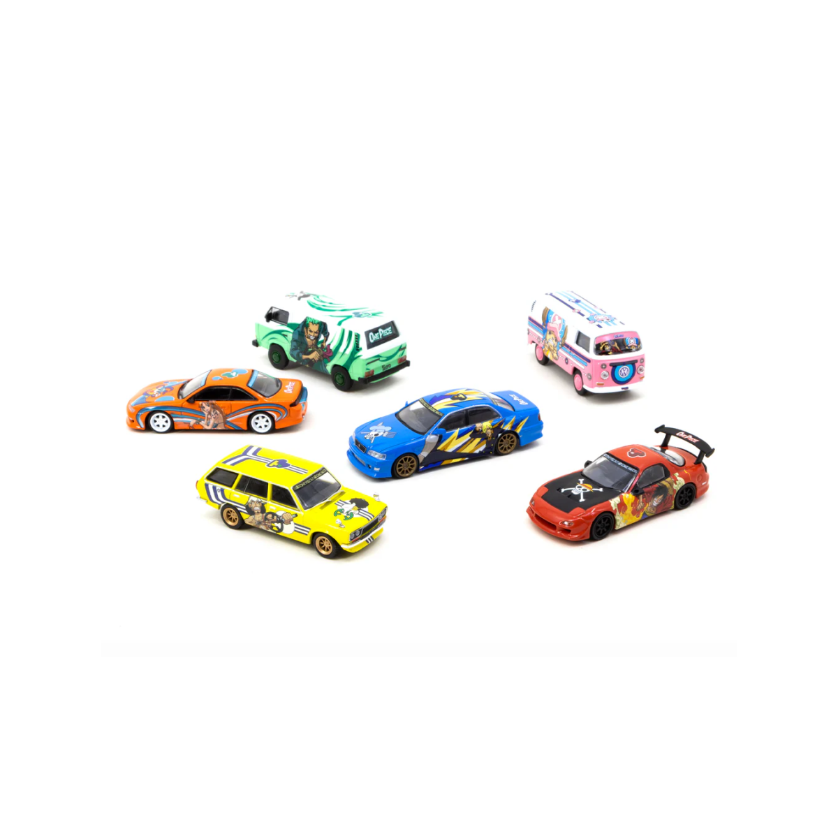 Cars Collection Volume 1 1/64 Tarmac Works x One Piece Model Car Collection VOL.1 (Sealed Blind ...