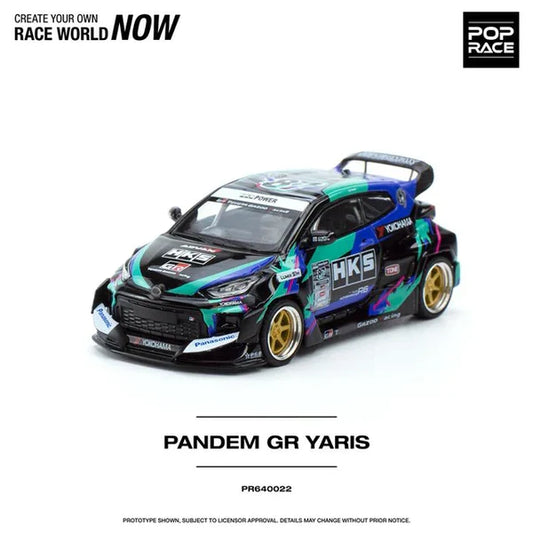 1/64 Pop Race Toyota Yaris Pandem (HKS) (S1-03)