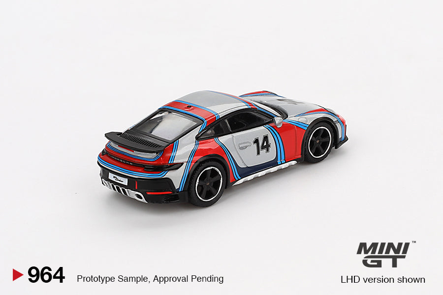 1/64 MiniGT Porsche 911 Dakar (Ice Grey Metallic "Rally 1978") (MGT00964)