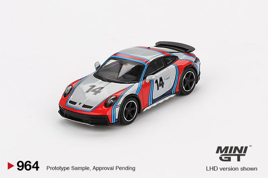 1/64 MiniGT Porsche 911 Dakar (Ice Grey Metallic "Rally 1978") (MGT00964)