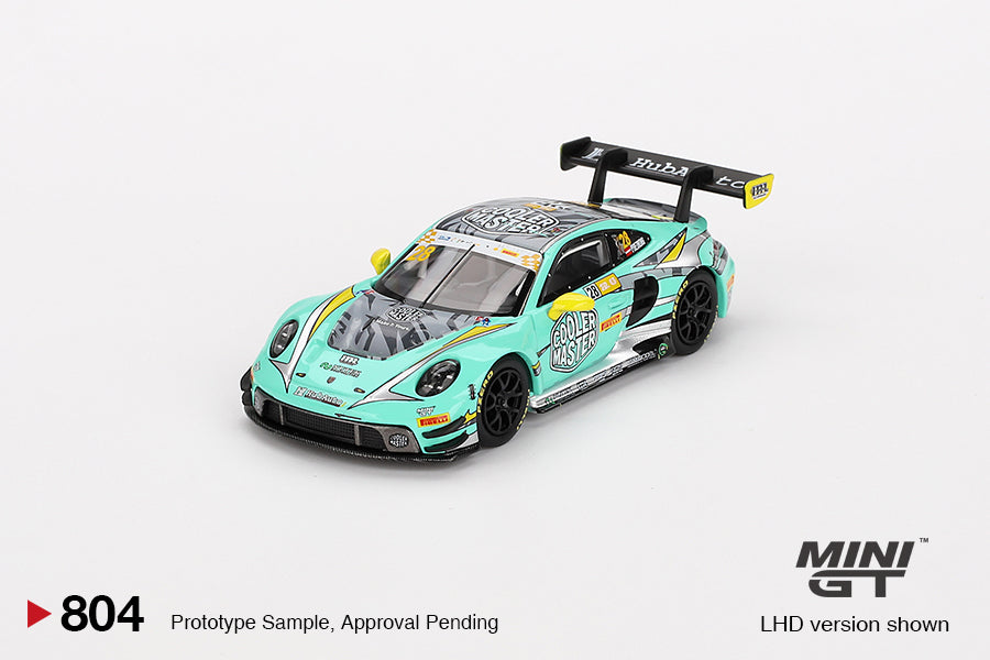 1/64 MiniGT Porsche 911 GT3 R #28 HubAuto Racing 2023 FIA GT World Cup 70th Macau Grand Prix (MGT00804)