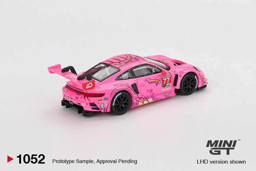 1/64 MiniGT Porsche 911 GT3 R #77 (AO Racing 2024 IMSA Road America) (MGT01052)