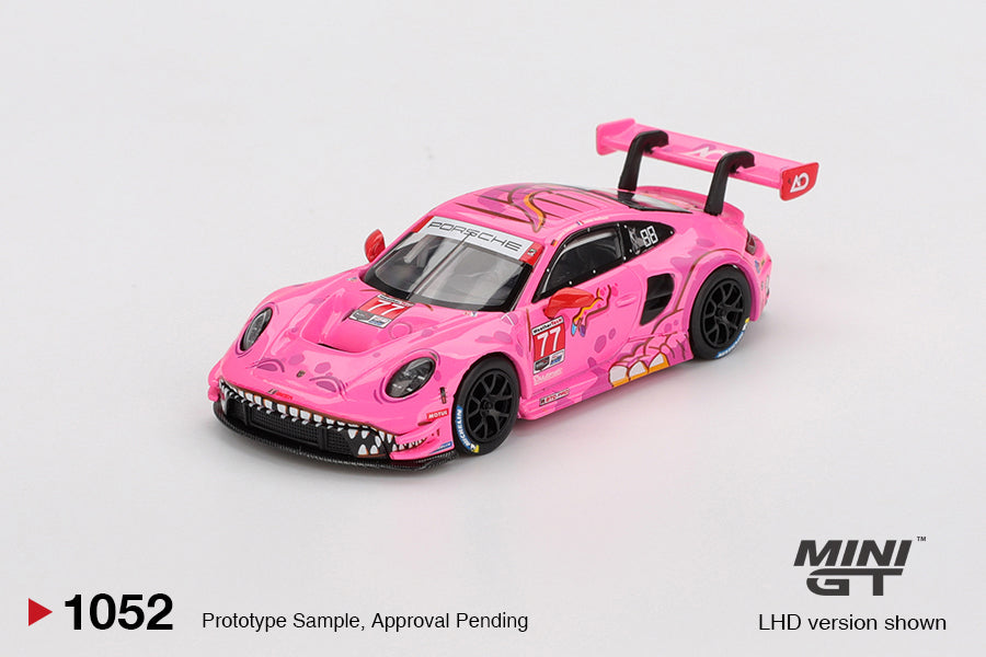 1/64 MiniGT Porsche 911 GT3 R #77 (AO Racing 2024 IMSA Road America) (MGT01052)