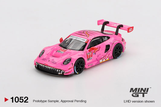1/64 MiniGT Porsche 911 GT3 R #77 (AO Racing 2024 IMSA Road America) (MGT01052)