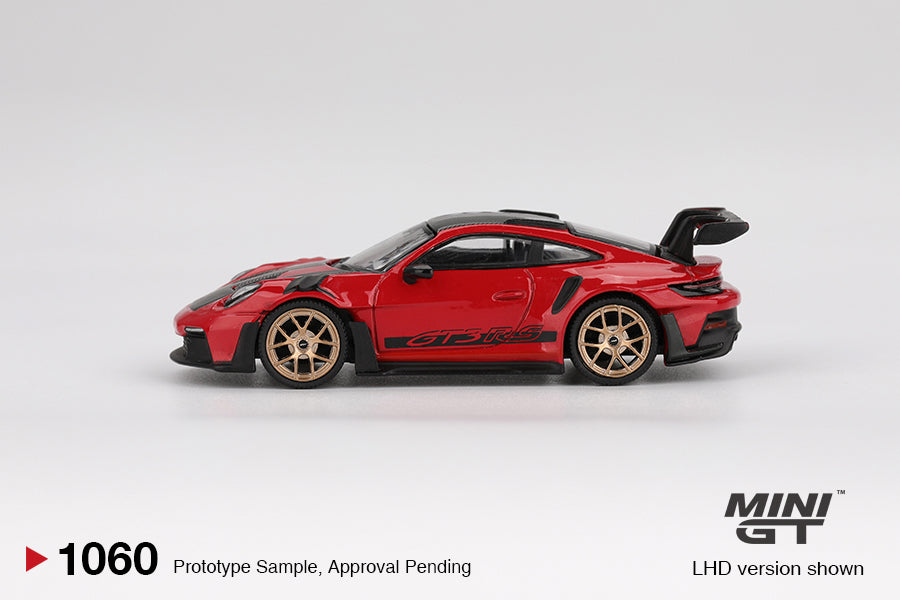 1/64 MiniGT Porsche 911 (992) GT3 RS Weissach Package (Guards Red) (MGT01060)