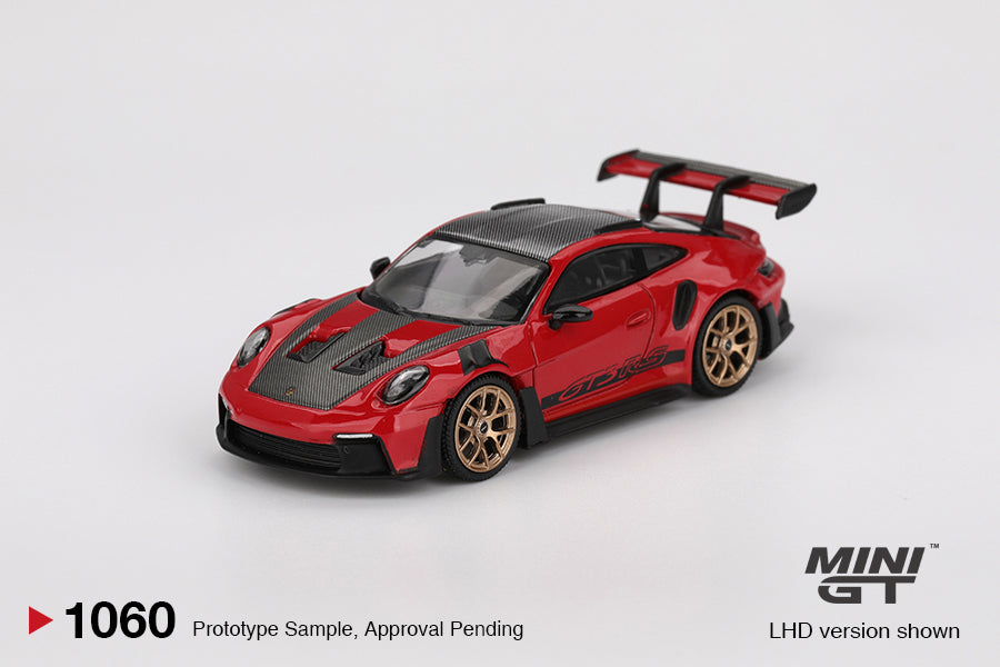 1/64 MiniGT Porsche 911 (992) GT3 RS Weissach Package (Guards Red) (MGT01060)