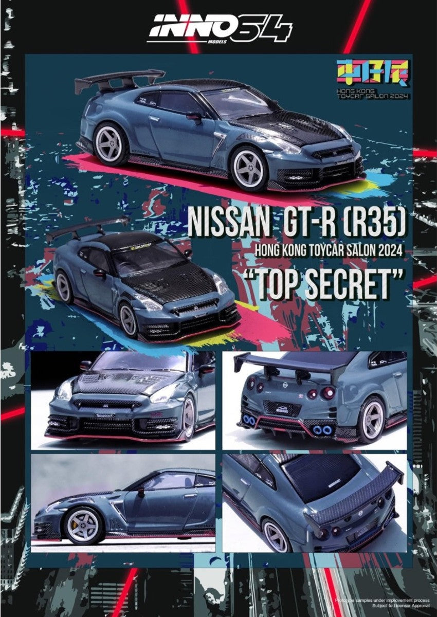 1/64 Inno64 Nissan GTR (R-35) "Top Secret" (Hong Kong ToyCar Salon 2024)