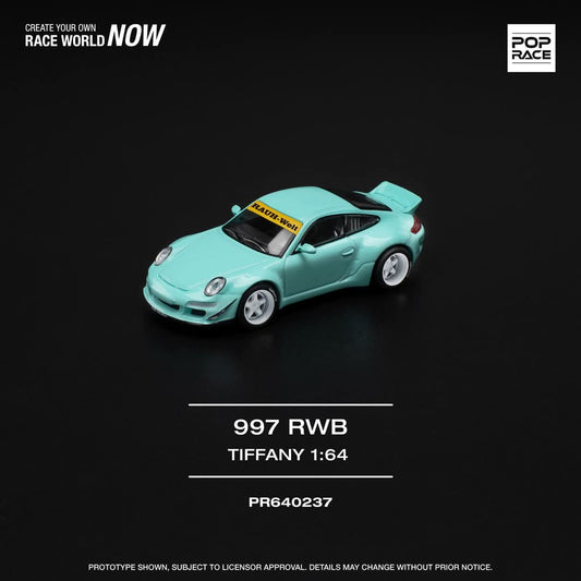 1/64 Pop Race RWB 997 (Tiffany Blue) (PR64-237)