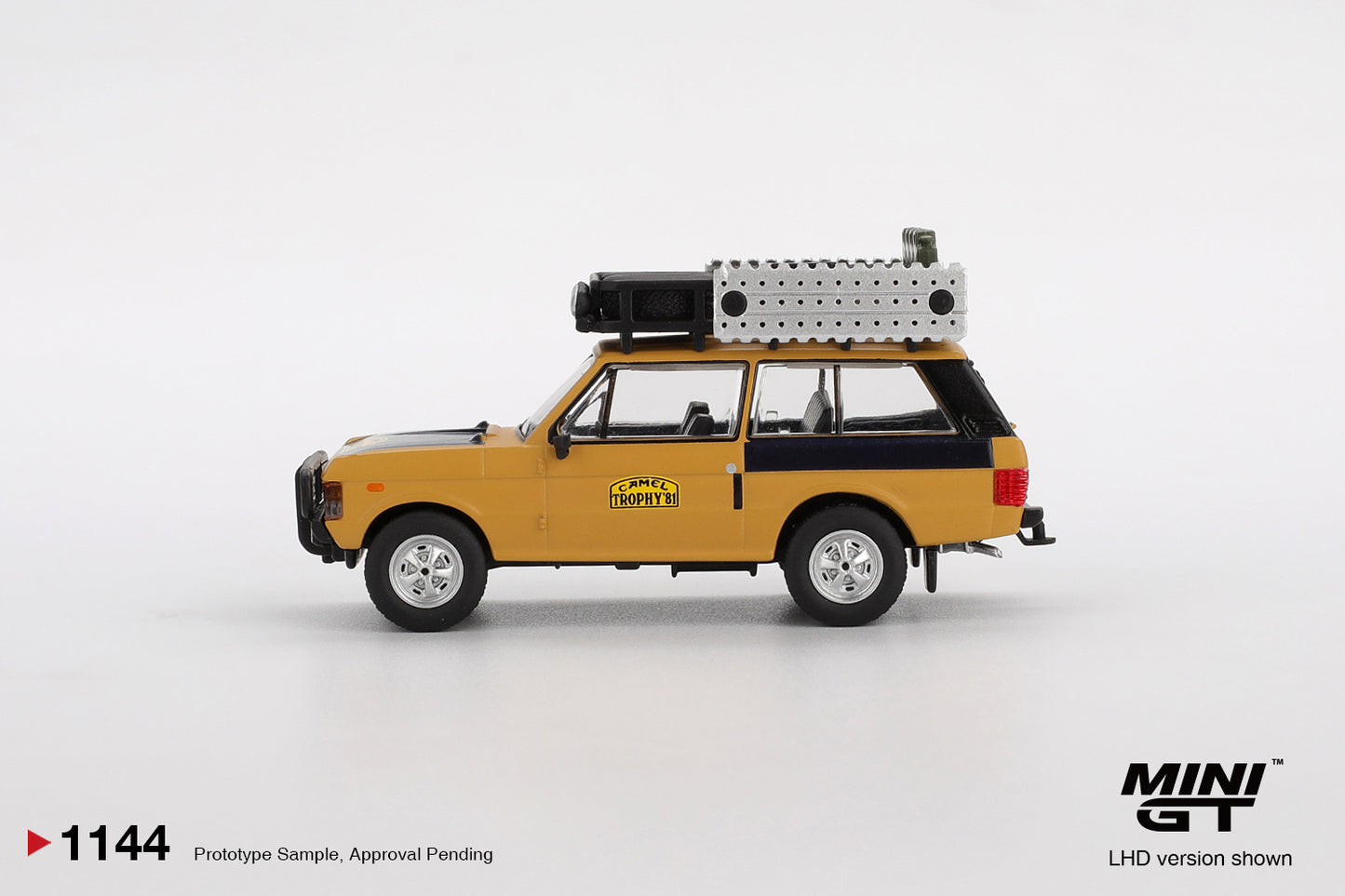 1/64 MiniGT Range Rover 1981 (Camel Trophy Sumatra C.Swoboda & K.Mentel Winner) (MGT01144)