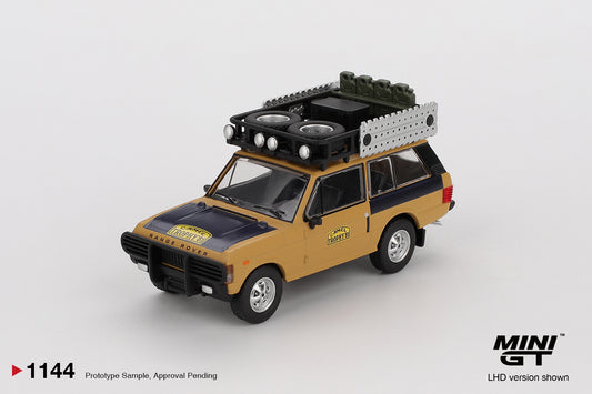 1/64 MiniGT Range Rover 1981 (Camel Trophy Sumatra C.Swoboda & K.Mentel Winner) (MGT01144)