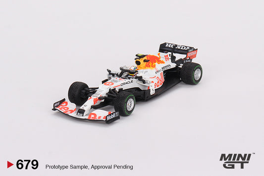 1/64 MiniGT Red Bull RB16B #11 Sergio Pérez 2021 Turkish Grand Prix 3rd Place (MGT00679)