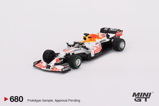 1/64 MiniGT Red Bull RB16B #33 Max Verstappen 2021 Turkish Grand Prix 2nd Place (MGT00680)
