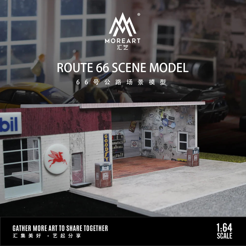 MoreArt Route 66 Scene Model