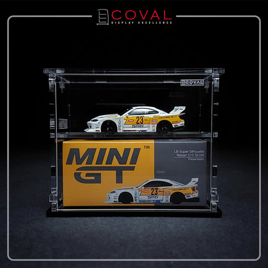 Coval Displays Acrylic Cabinet for Mini GT Car and Box with Front Vertical Door (SMG-102VB)
