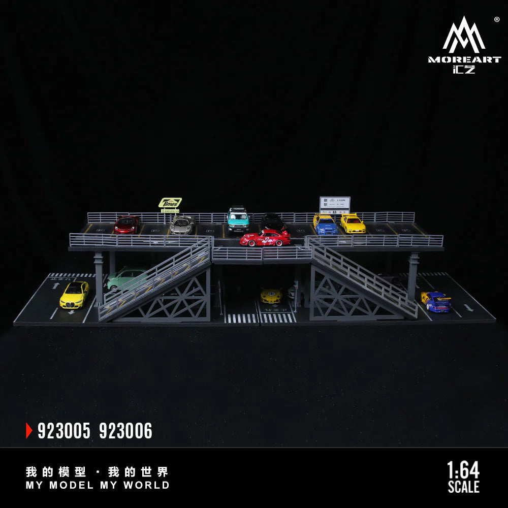 MoreArt Steel Structure Platform Parking Scene (2 Versions)