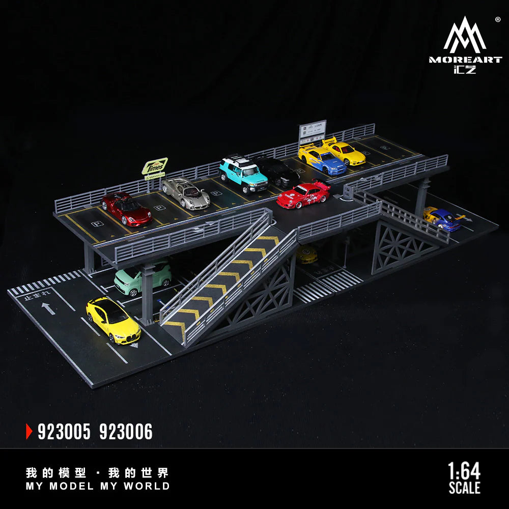 MoreArt Steel Structure Platform Parking Scene (2 Versions)