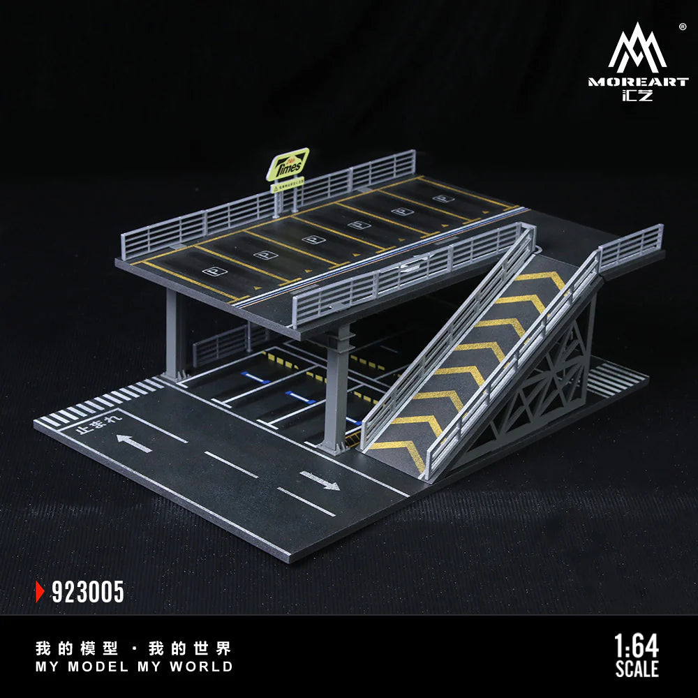 MoreArt Steel Structure Platform Parking Scene (2 Versions)