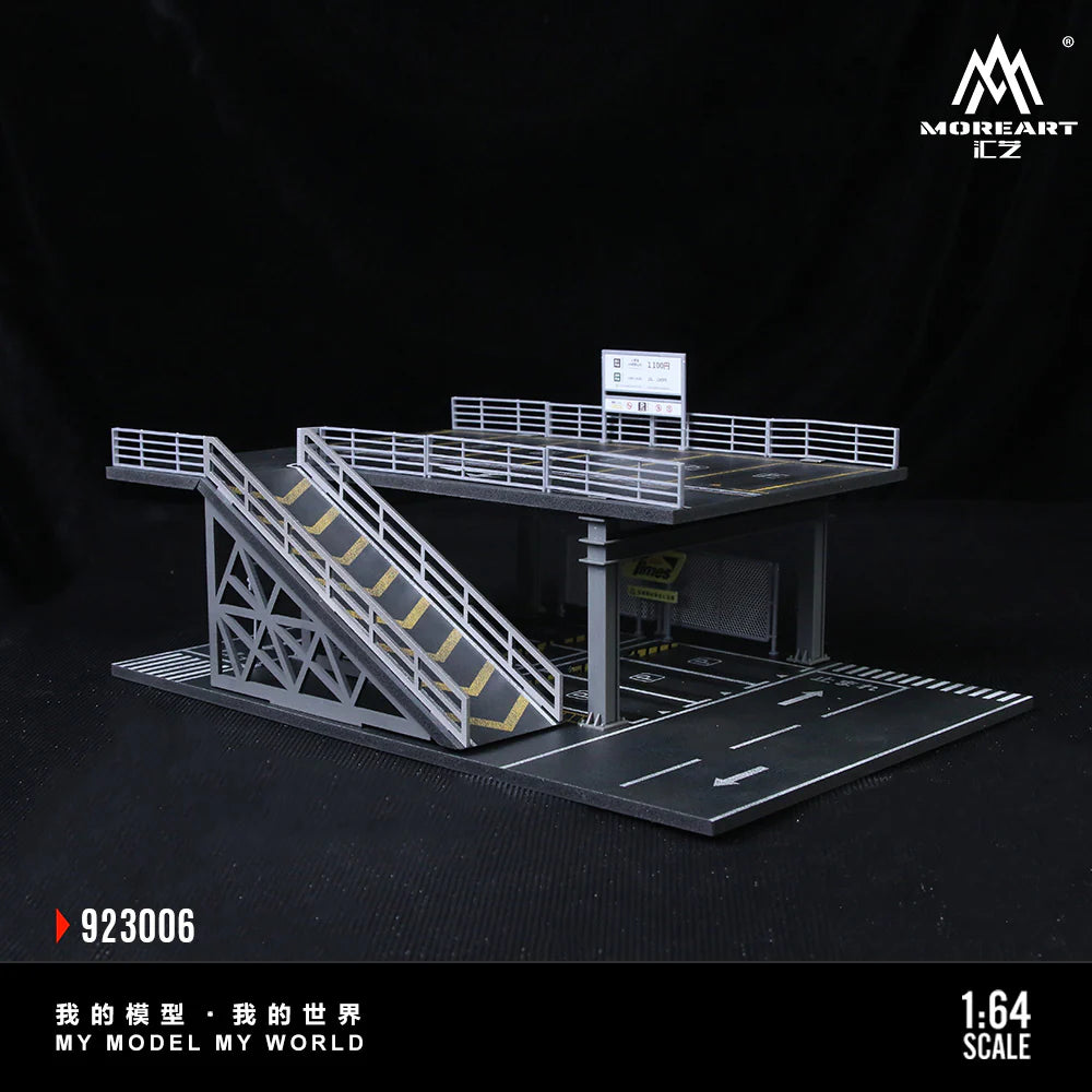 MoreArt Steel Structure Platform Parking Scene (2 Versions)