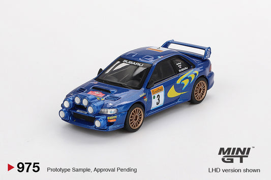 1/64 MiniGT Subaru Impreza WRC98 #3 (1998 Rally Monte-Carlo 3rd Place) (MGT00975)