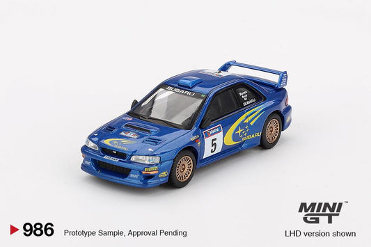 1/64 MiniGT Subaru Impreza WRC99 #5 (1999 Rally Australia Winner) (MGT00986)