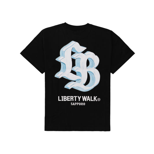 Liberty Walk Sapporo Snow Logo Tee Black (Sapporo Exclusive)
