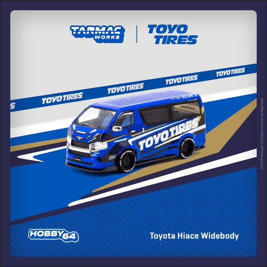 1/64 Tarmac Works x Toyo Tyres Toyota Hiace Widebody