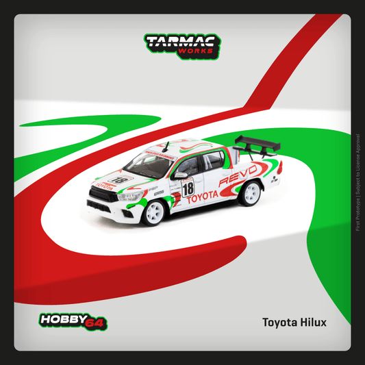 1/64 Tarmac Works Toyota Hilux (White)