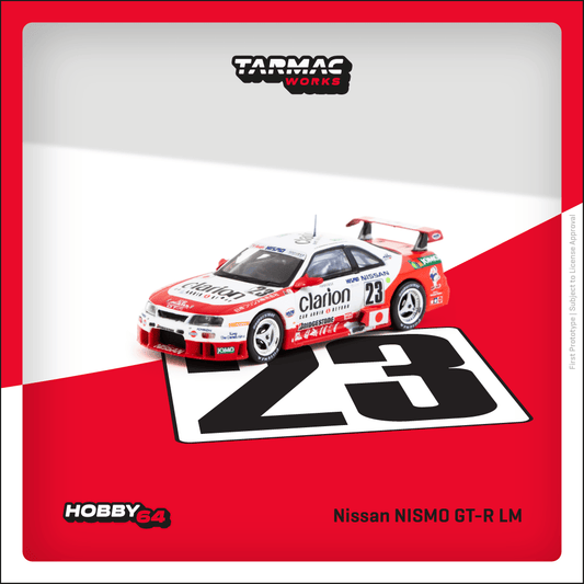 1/64 Tarmac Works Nissan NISMO GT-R LM (24h of Le Mans 1995 Presentation) (White/Red)