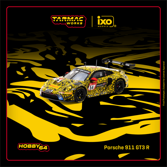 1/64 Tarmac Works x iXO Models Porsche 911 GT3 R (Nürburgring 24h 2023)