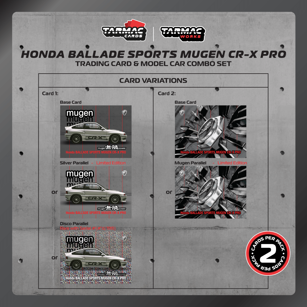 1/64 Tarmac Works HONDA Ballade Sports MUGEN CR-X PRO (Silver) (Chance of Chase Car)