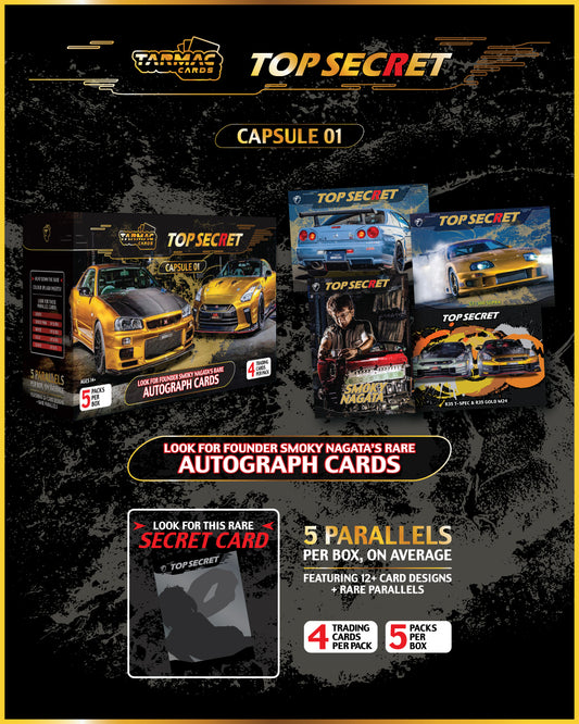 Tarmac Cards Top Secret Collectible Trading Cards Capsule 01