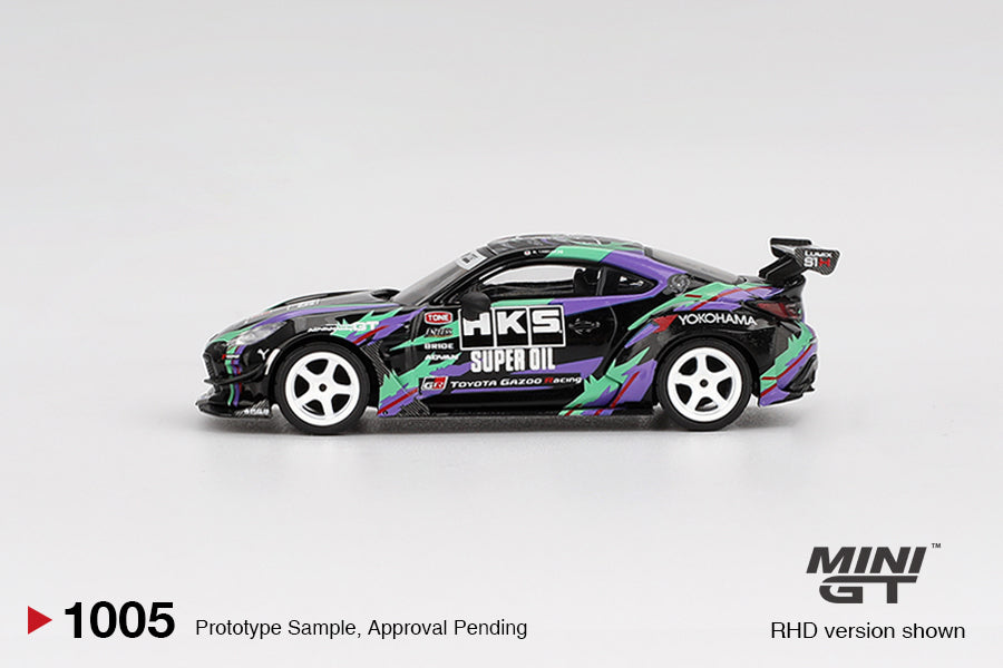 1/64 MiniGT Toyota GR86 HKS TYPE R (2022 Tokyo Auto Salon) (MGT01005)