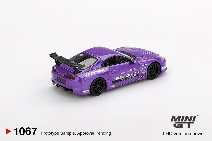 1/64 MiniGT Toyota Supra (A80) Top Secret GT-300 (Top Secret Purple) (MGT01067)