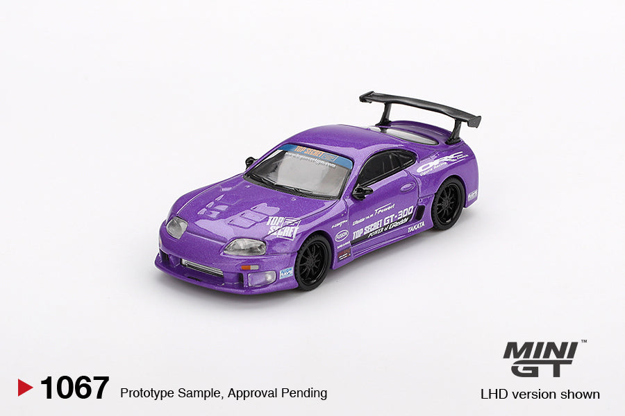 1/64 MiniGT Toyota Supra (A80) Top Secret GT-300 (Top Secret Purple) (MGT01067)
