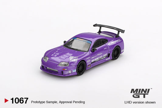 1/64 MiniGT Toyota Supra (A80) Top Secret GT-300 (Top Secret Purple) (MGT01067)