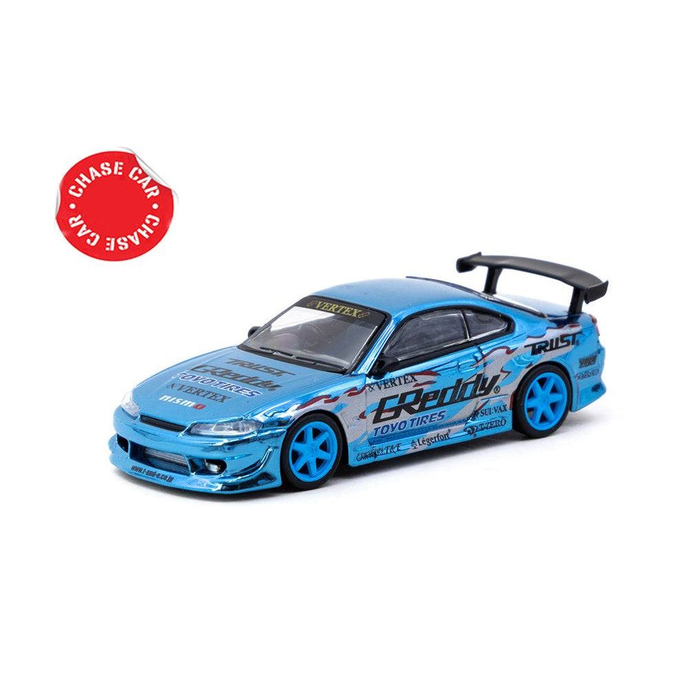 1/64 Tarmac Works x Vertex Nissan Silvia S15 Greddy (Mijo Exclusives)