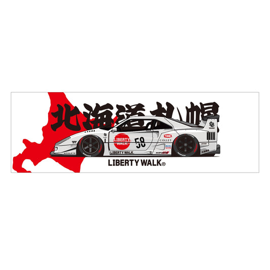Liberty Walk Hokkaido Sapporo Sticker F40 (Sapporo Exclusive)